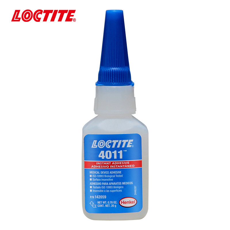 LOCTITE乐泰4011瞬干胶快干胶水 粘皮革织物橡胶塑料吸水性表面