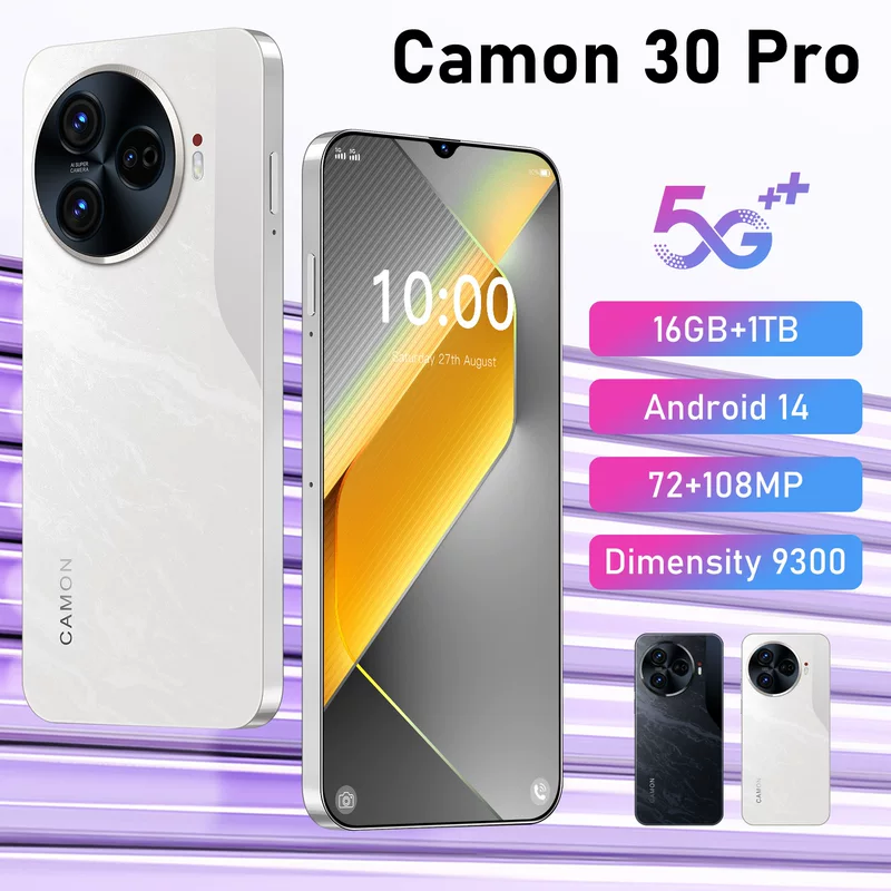 Мобильный телефон про, умный экран, C30, Android, широкий экран