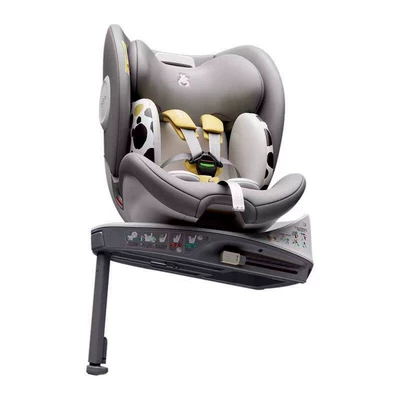 Kangaroo Dad Xingtu Pro Kids Safety Seat 0-12 Years Old 360-Degree Rotating Newborn Car Seat (Car child safety seat) - xingtu-pro-starry-sky-gray-ready-stock-quick-delivery