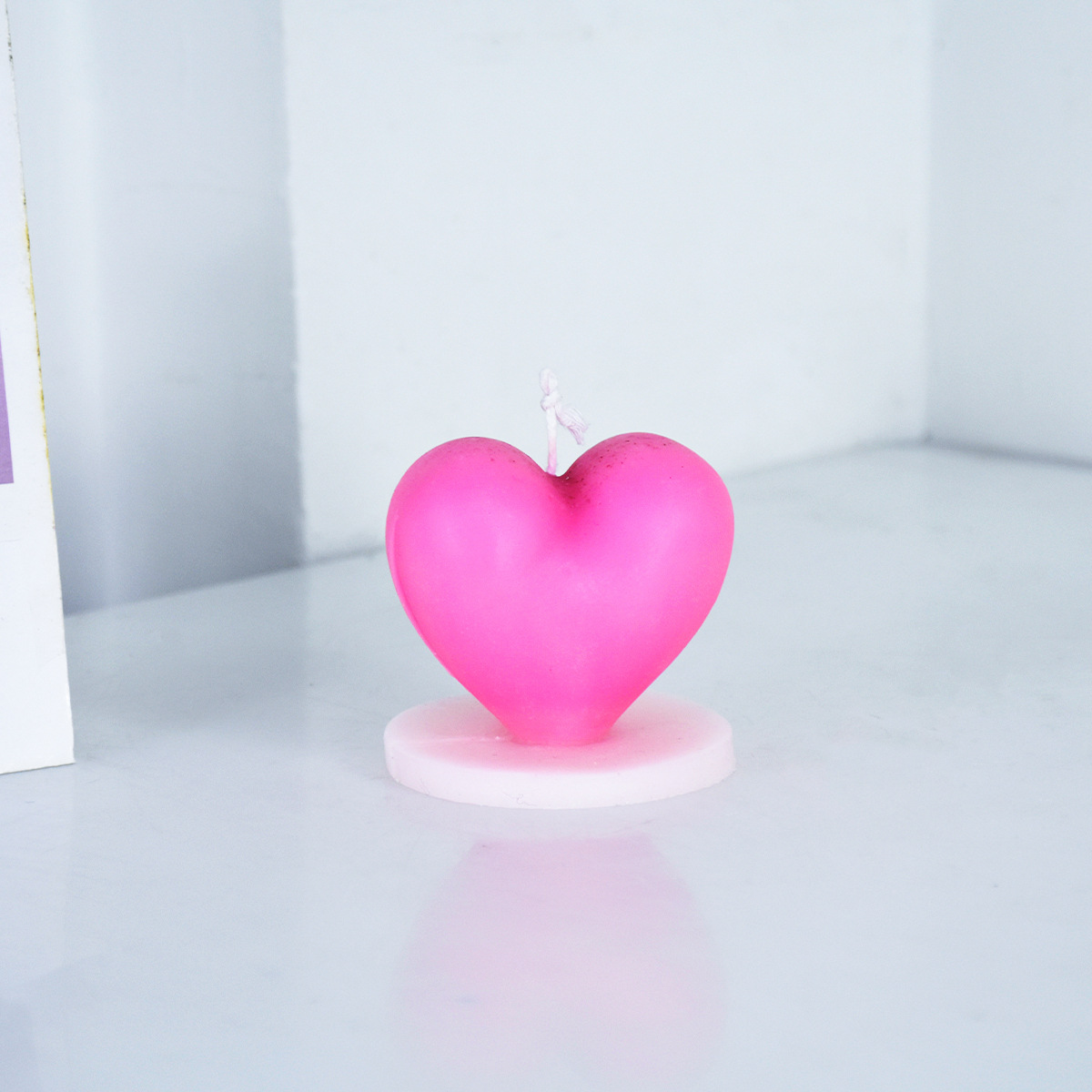 INS Día de San Valentín amor con base aromaterapia vela herramienta decoración atmósfera yeso decoración molde de silicona al por mayor