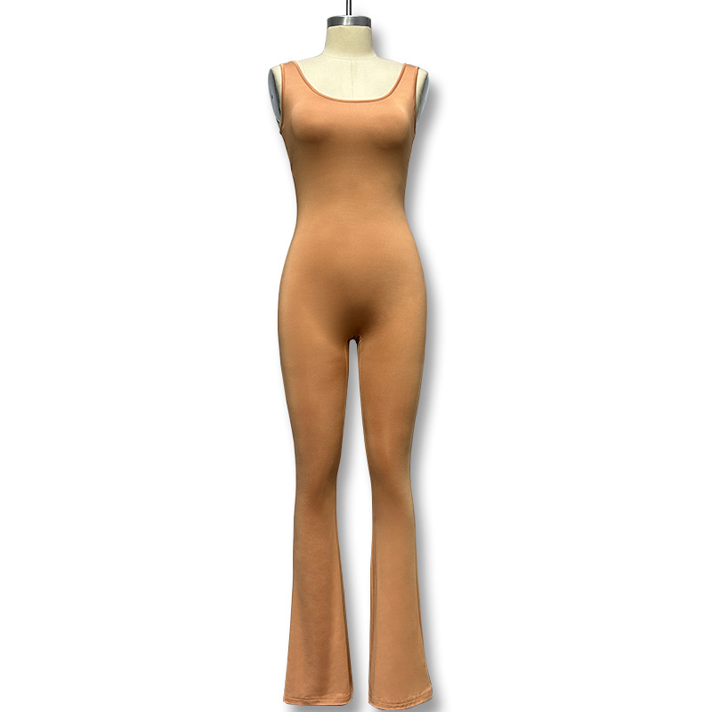 Mono de yoga ajustado de moda para comercio exterior transfronterizo 2026, estilo deportivo sin costuras con aberturas, casual, de cintura alta para mujer