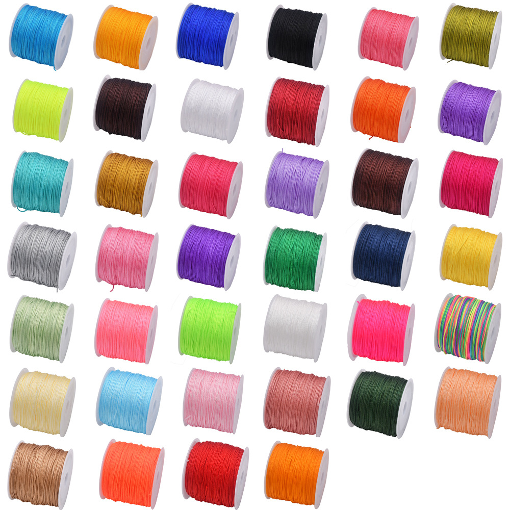 No. 72 Nylon Jade Thread 0.8mm Bracelet Braided Wire 45m DIY Hand-Woven Bracelet Factory Direct Delivery