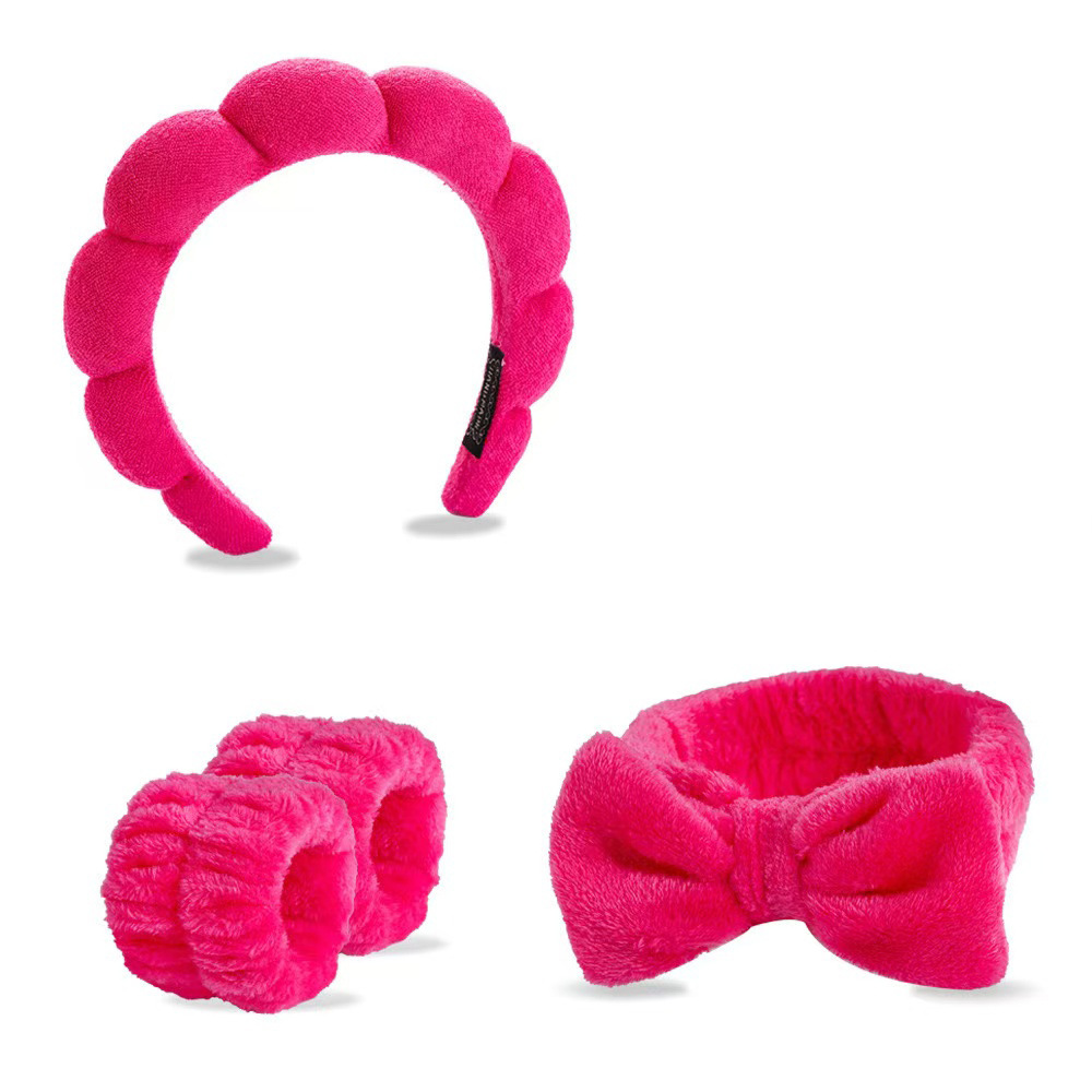 Diadema esponjosa de toalla estilo twist coreano para mujer, de alta gama, para elevar la coronilla, ideal para maquillaje, spa o lavado de cara. image 40