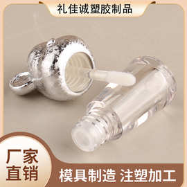 小刷头液体腮红唇彩唇釉管喷镀厚壁便携厂家批发商银色盖透明瓶身