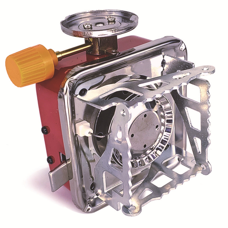 Al Aire Libre mini pequeña estufa cuadrada estufa de gas portátil plegable tarjeta estufa camping estufa cabeza salvaje cocina extensión gas