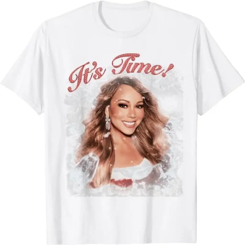 2024 Summer Men's Mariah Carey, Official, Hot Selling Printed T-Shirts with Fashion Sense