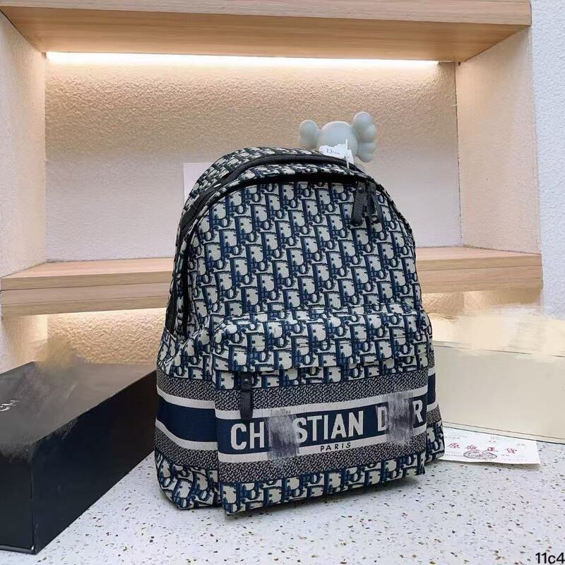 P Brand Spring Backpack 2025 Classic Monogram Embroidered Travel Bag Large Capacity Versatile Student School Bag Backpack P Brand Spring Backpack 2025 Classic Monogram Embroidered Travel Bag Large Capacity Versatile Student School Bag Backpack