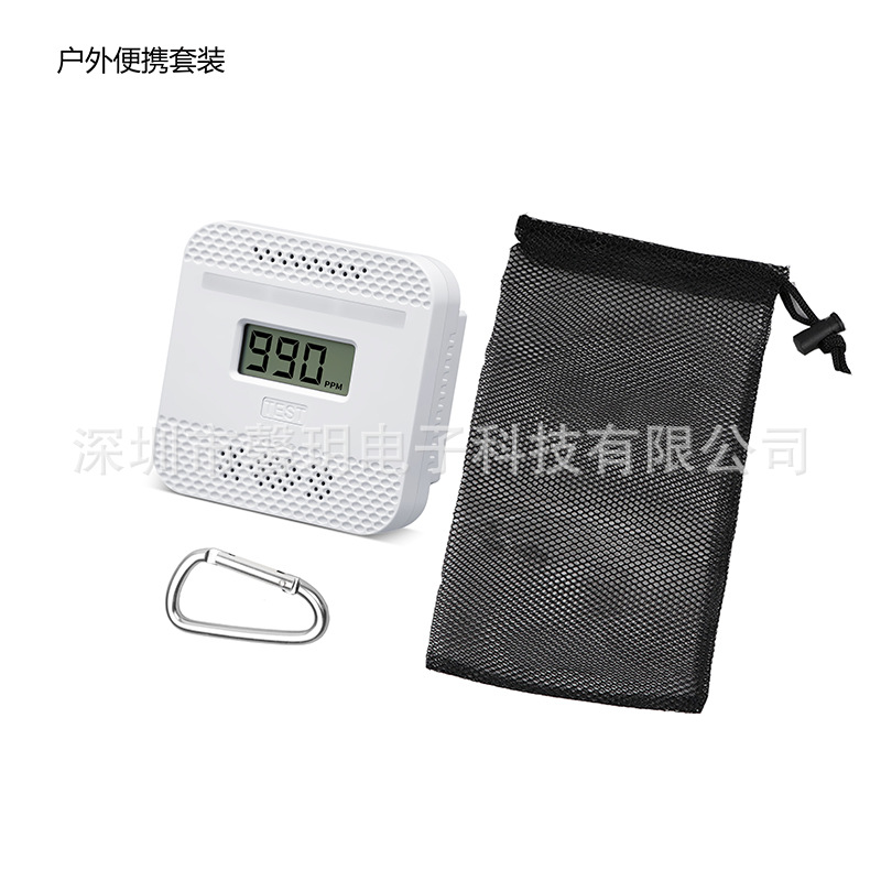 Tienda de campaña al aire libre Mini alarma de detección de CO anti-envenenamiento de monóxido de carbono portátil Alarma de seguridad de RV