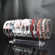 亚克力头箍架子家用发箍展示架儿童头饰收纳架发卡头夹首饰架公主