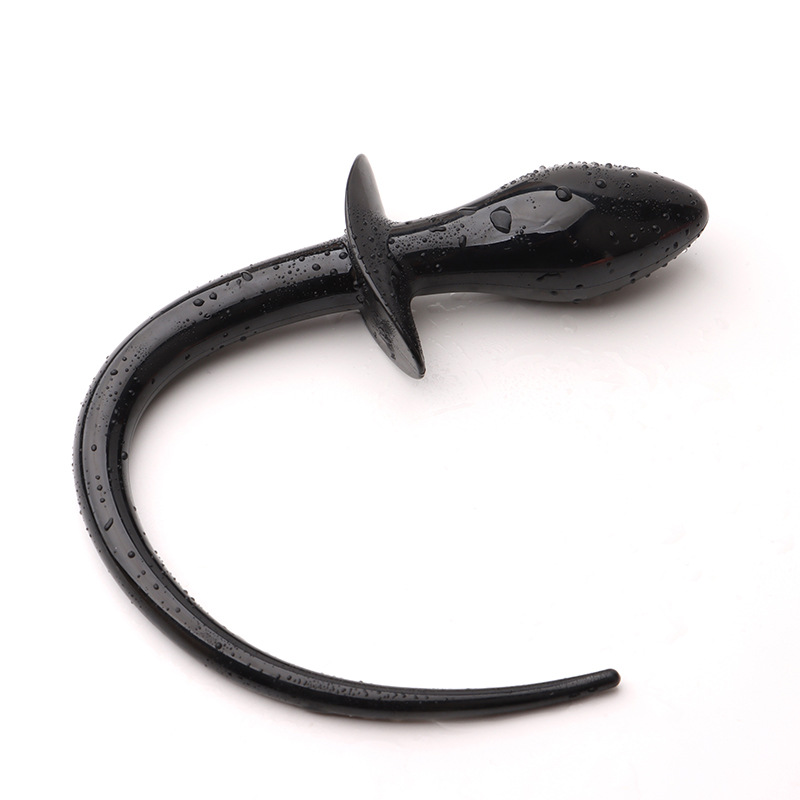 Fox-Themed Wearable Anal Tail Plug, TPE Dog Tail Costume Accessory for Adults — detail image 5