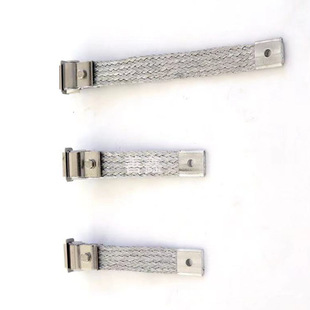 Stainless Steel Clamp Silicon Molybdenum Rod Connection with Silicon Molybdenum Rod Supporting Clamp Conductive Aluminum Belt Stainless Steel Aluminum Braided Connection Belt