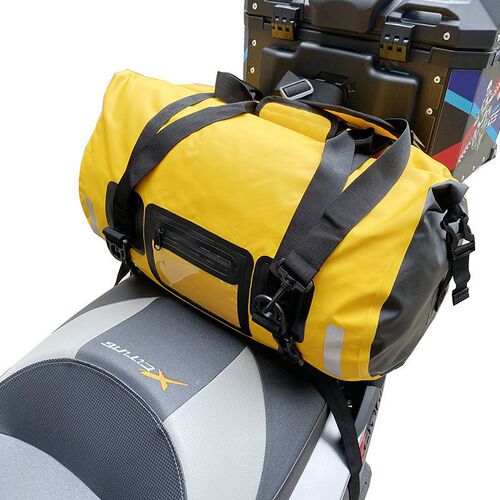 Motorcycle rear tail bag waterproof pannier bag rider horizontal bag Sichuan-Tibet motorcycle travel equipment riding rear seat bag luggage backpack