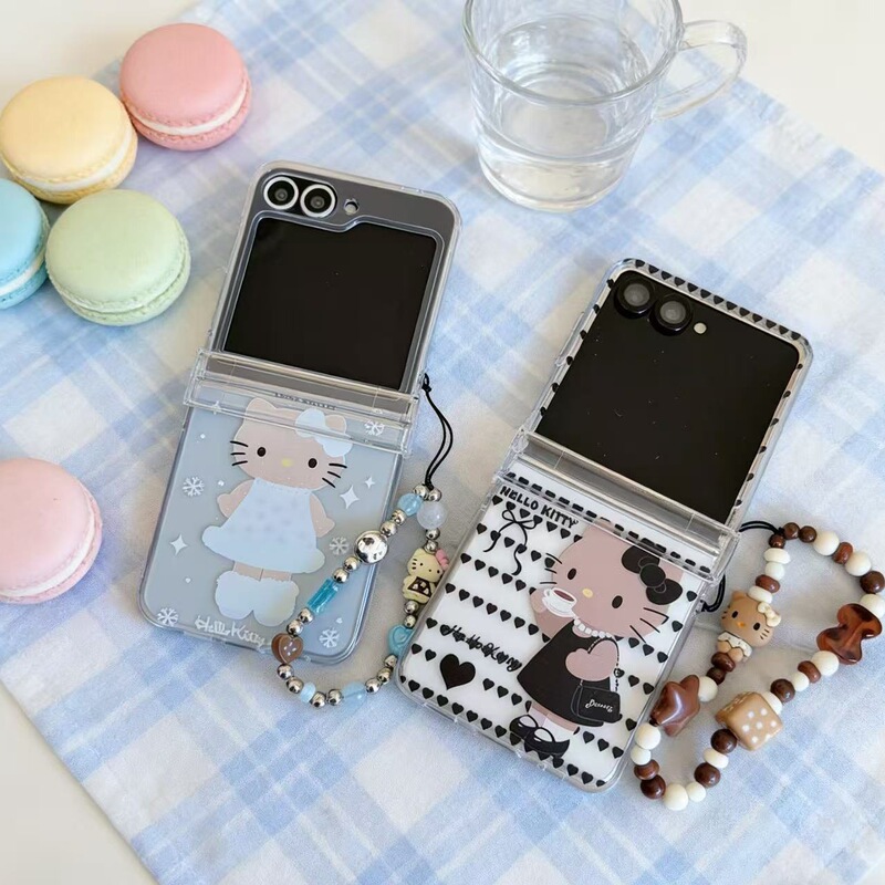 Cartoon Hello Kitty Samsung Zflip 20% off Stackable Phone Case 34567 Protective Cover Bracelet for Women Trendy Women's Style Cartoon Hello Kitty Samsung Zflip 20% off Stackable Phone Case 34567 Protective Cover Bracelet for Women Trendy Women's Style