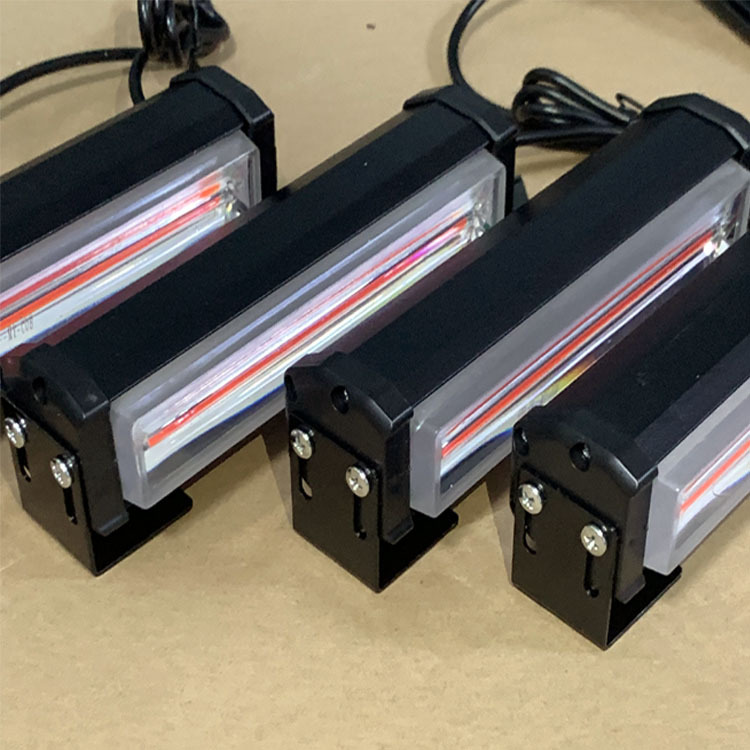 Cross-Border Car Truck Grille Remote Control Flash One-To-Two-To-Four Cob Bar Light High-Bright Warning Light Car Light Modification
