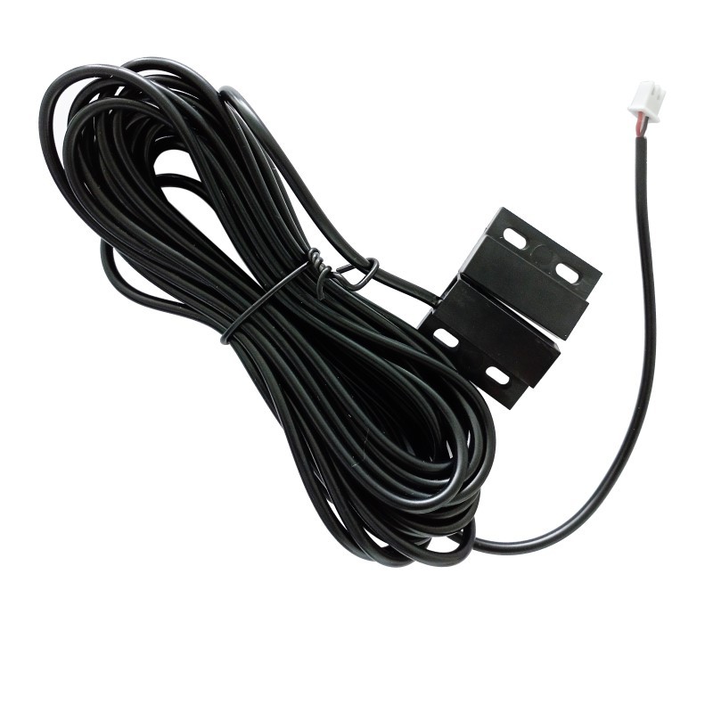 车库门门磁卷帘门门磁强磁5米线车库门开门器配件有线门磁探测器