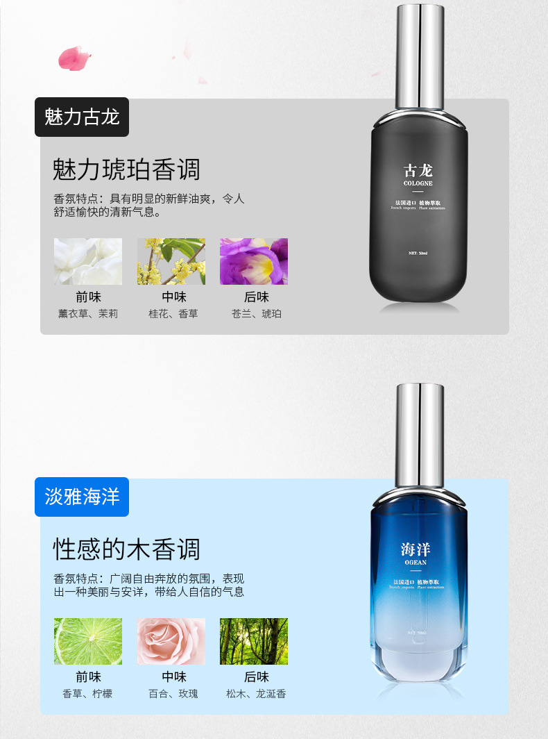2024 Car Aromatherapy 50ML Car Perfume Refill Liquid Fireless Essential Oil Fragrance High-end Car Fragrance Long-lasting