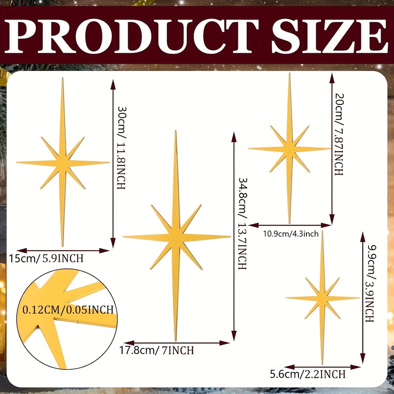 Metal Outdoor Star Iron Flower Silhouette Home Aesthetic Decoration Iron Wall Hanging Wall Decoration Mural Metal