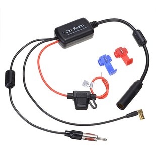 Three-in-one DAB + FM car radio antenna digital radio amplifier FM DAB amplifier SMB head