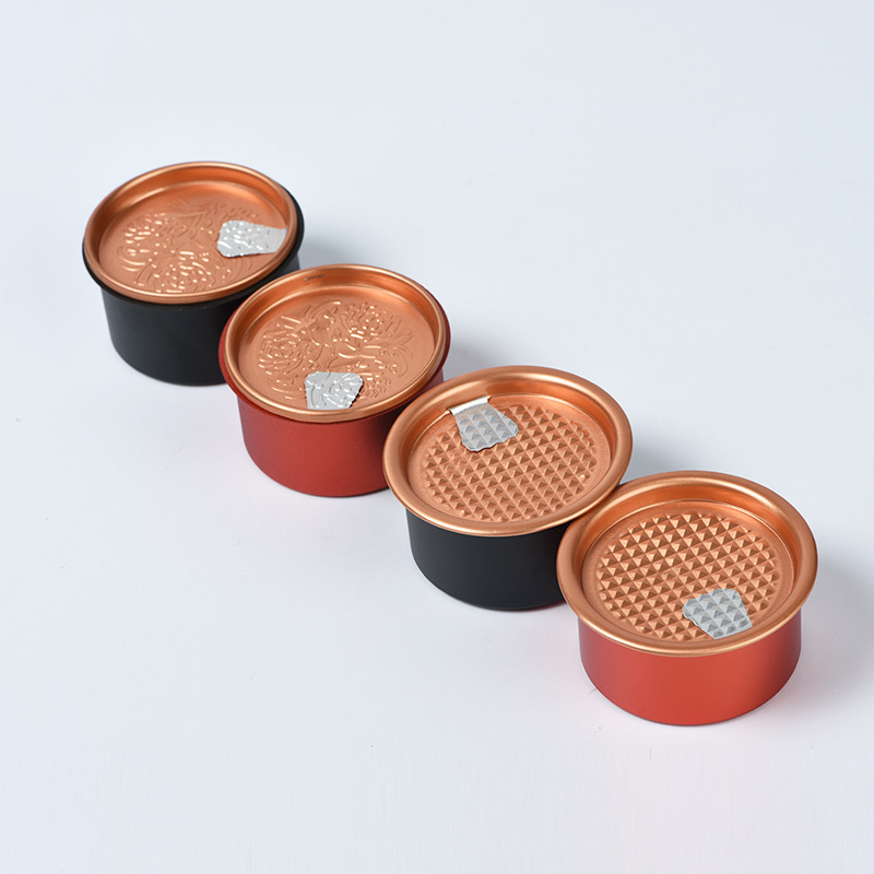 Fabricante de suministro de alumina de té de lata pequeña fácil de desgarrar barril de té portátil una bolsa de latas de sellado de glándula image 5