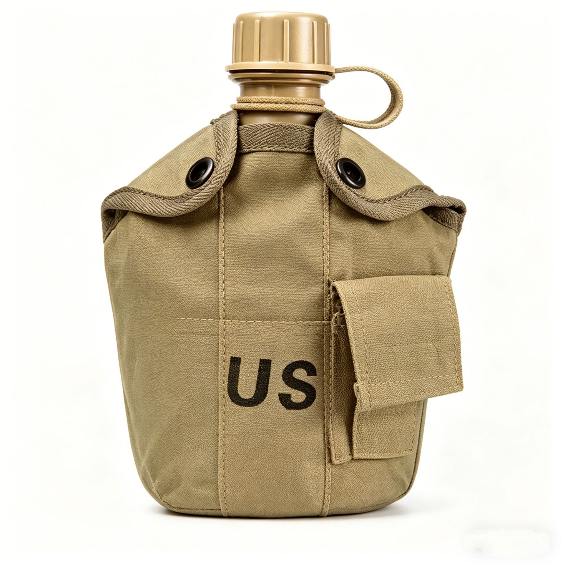 Conjunto táctico de hervidor de agua 1l de gran capacidad, interior de grado alimenticio, excursión de campamento de montañismo al aire libre US bolsa de agua al aire libre de plástico