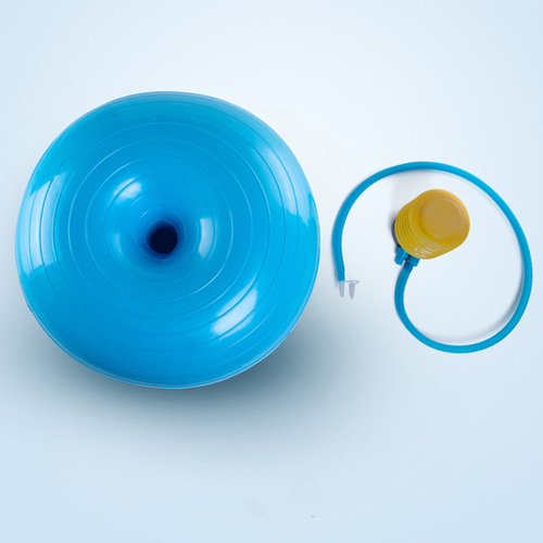 Thickened Apple Donut Yoga Ball Stable Slimming Weight Loss Balance Training Ball PVC Explosion-proof Inflatable Fitness Ball 