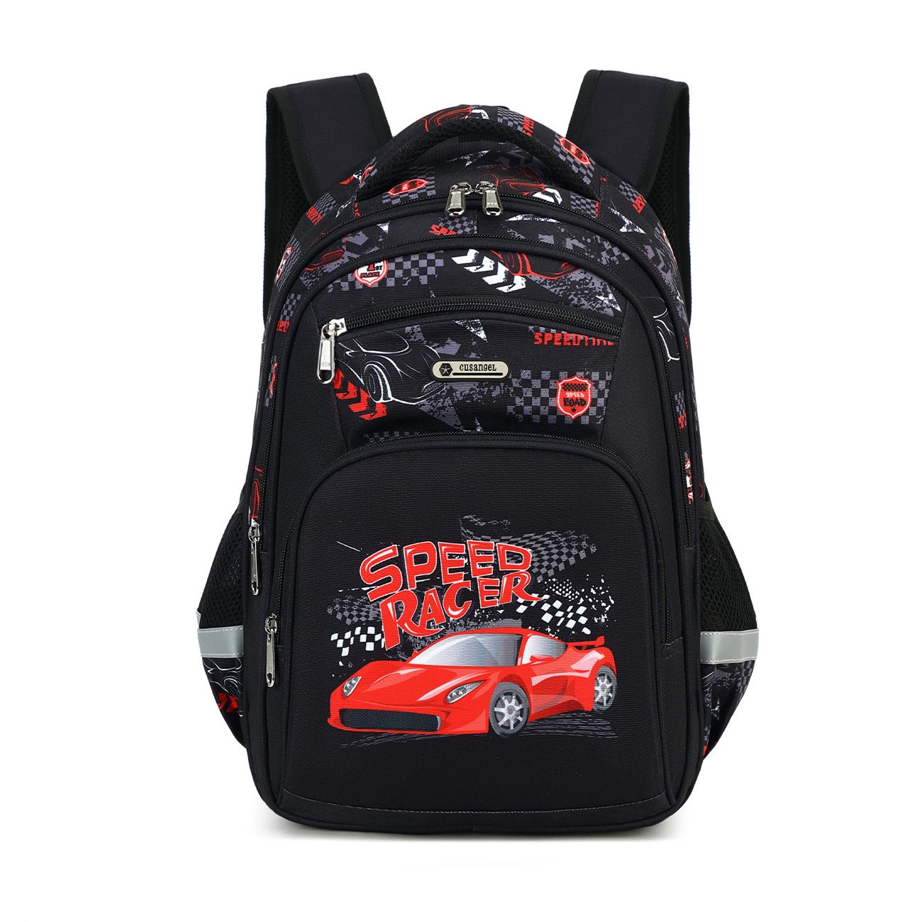 Mochila Escolar Infantil de Gran Capacidad de Tela Oxford Ultraligera con Reducción de Carga para Escuela y Viajes