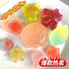 大块琥珀糖高颜值零食抖音咀嚼声控韩国网红手工糖水晶糖果旗舰店