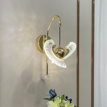 客厅铁艺壁灯北欧客厅简约现代设计感卧室床头灯创意装饰墙小壁灯