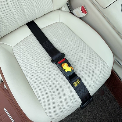 Cartoon Zodiac Safety Belt for Pregnant – Car seat belt - three-point-anti-strangle-safety-belt-black-wu-ma