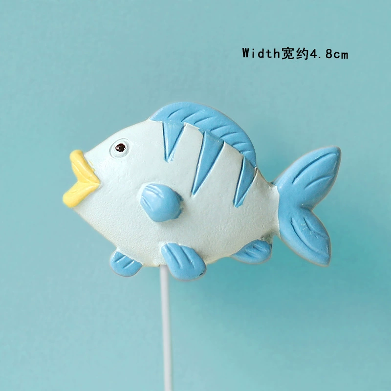 Panfan baking cake decorate the original model turtle shell shell, marine series plug -in birthday cake dessert