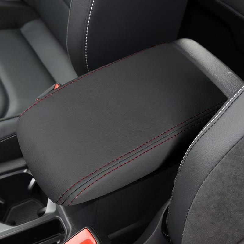 Suitable for 10-16 and 17-21 Models of Volkswagen Tiguan, Leather Protective Cover for the Central Armrest Box