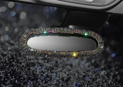 mirror safety shoulder cover universal | Sürətlər qutusu və əl tormozu başlıqları - colored-diamond-gypsophila-rearview-mirror-set