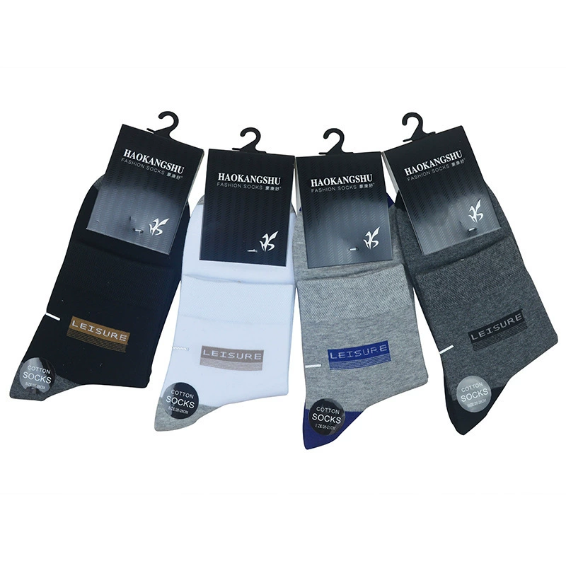 Оптовые высококачественные носки, мужские хлопковые дышащие, впитывающие пот, спортивные носки, осенне-зимние толстые хлопковые носки без костей