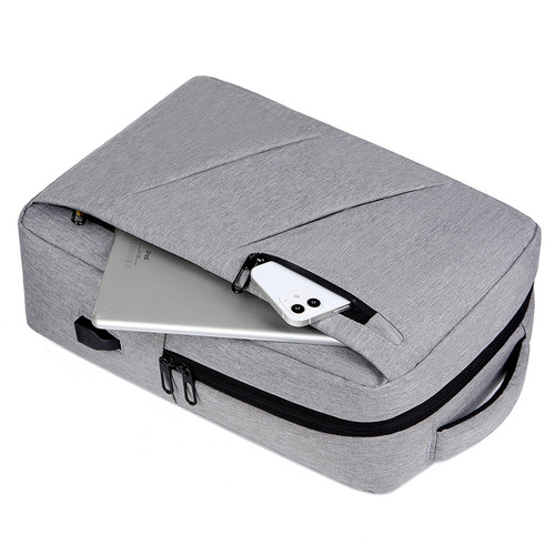 厂家批发商务笔记本背包礼品可印logo防水大容量旅行电脑双肩包男