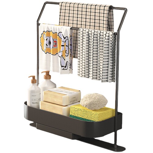Rag drain rack kitchen rack dishcloth sponge storage rack sink leftovers sink garbage filter