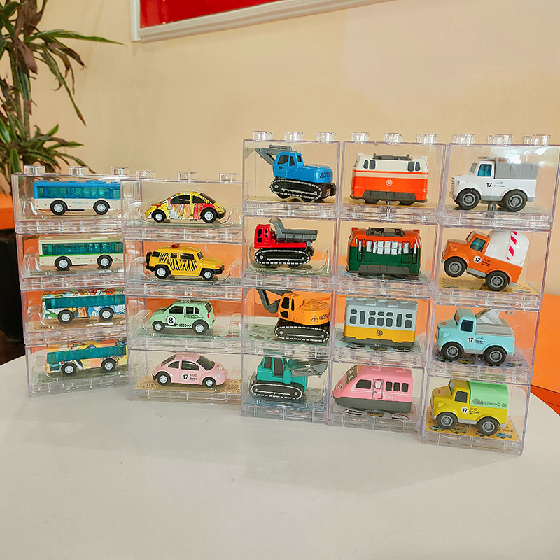 New Product Q Edition Alloy Car Building Blocks with Box Mini Pocket Car Children's Toy Huili Car Model New Product Q Edition Alloy Car Building Blocks with Box Mini Pocket Car Children's Toy Huili Car Model