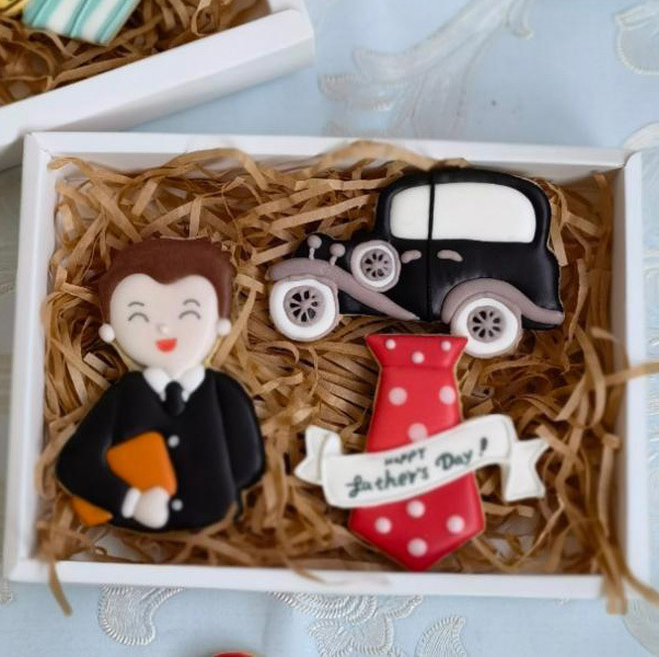 Father's Day icing biscuit car biscuit gift box icing biscuit Father's Day gift Father's Day icing biscuit car biscuit gift box icing biscuit Father's Day gift