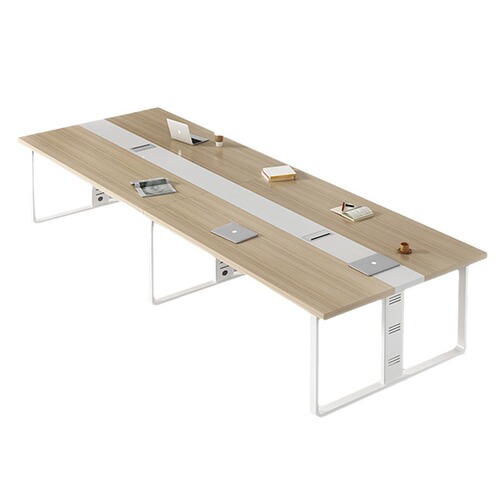 Conference table, long table, minimalist modern furniture set, chairs, reception, negotiation, training, office furniture for small and large spaces, solid wood