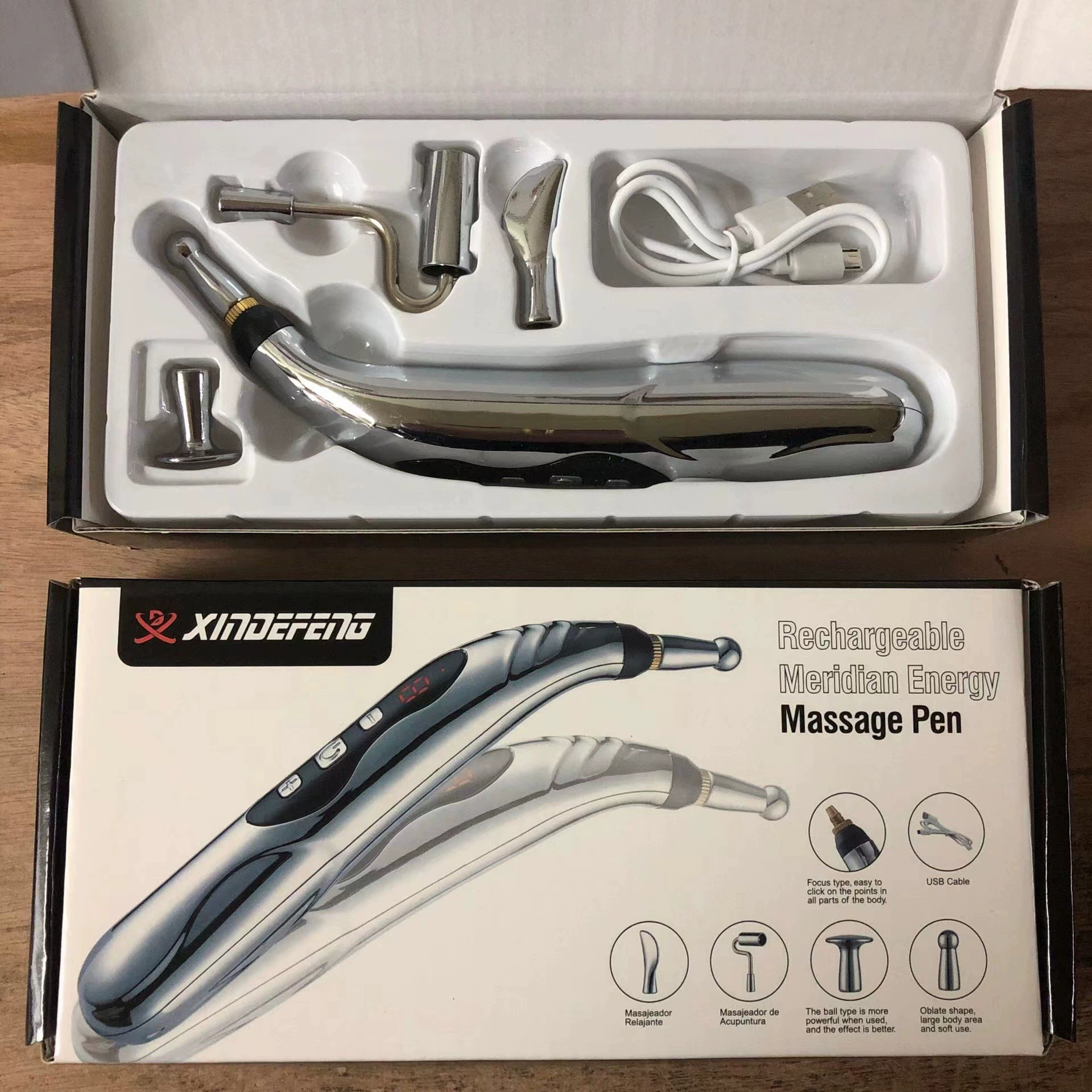 Electronic acupuncture pen acupoint pen exploration acupuncture pen and meridian energy meridian pen pens and stabbing therapy automatic acupuncture points