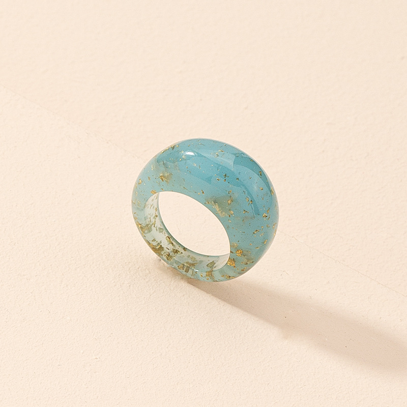 Korean fashion drop-shaped acrylic ring