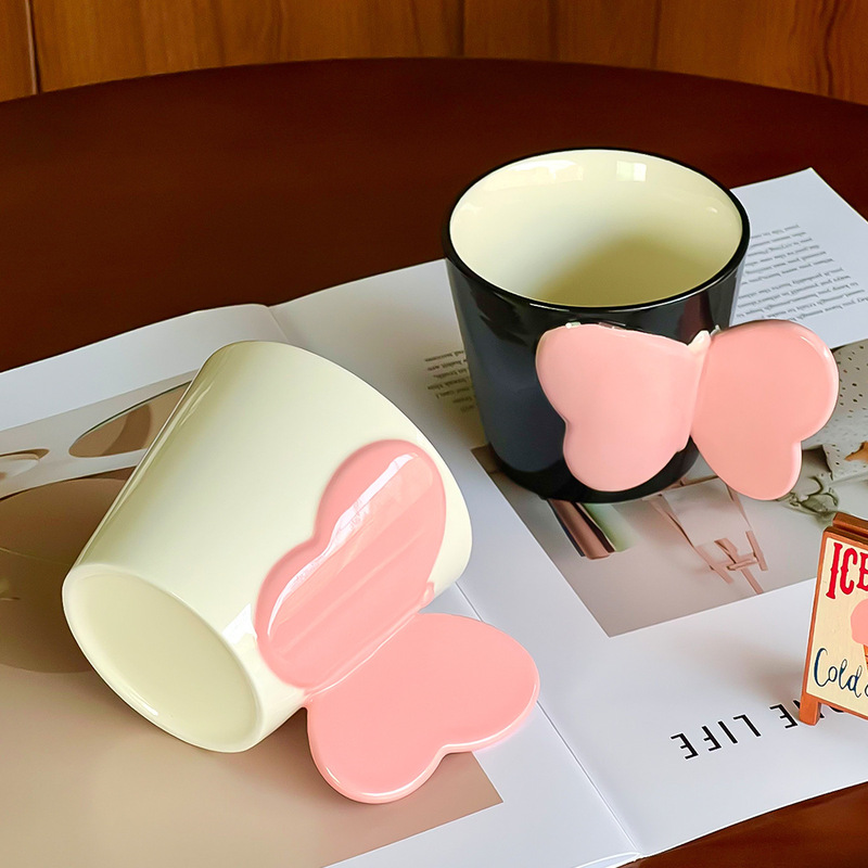 お嬢さんにプレゼントします。お土産の小衆蝶マグカップ高顔値少女心家庭用オフィスでコップを飲みます。|undefined