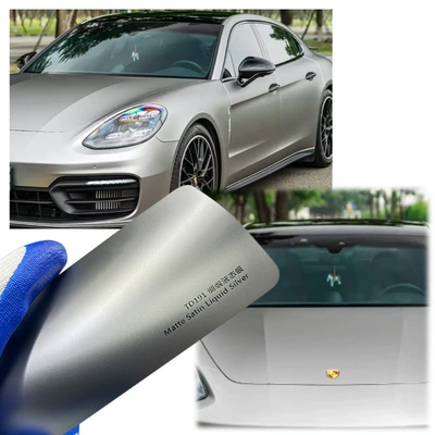Wholesale Automotive Tpu Color-Changing Film, Satin Liquid Silver Car Paint Protection Film, Car Body Film, Color-Changing Film, Full Car Film
