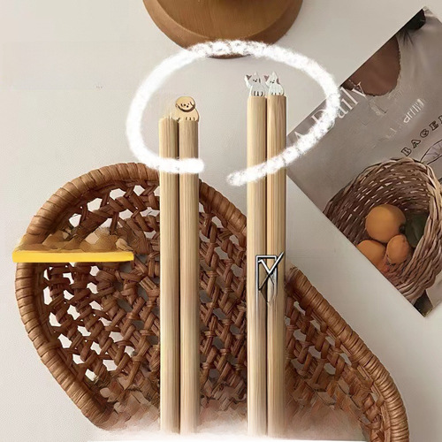 【Yuanjin Bamboo Wood】Chopsticks with Cats and Dogs Growing on Them (Copyright Product, Be Mindful of Industry Norms)