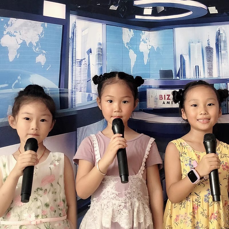 手持麦克风模型儿童玩具舞台演出小主持人采访口才仿真假话筒道具|undefined