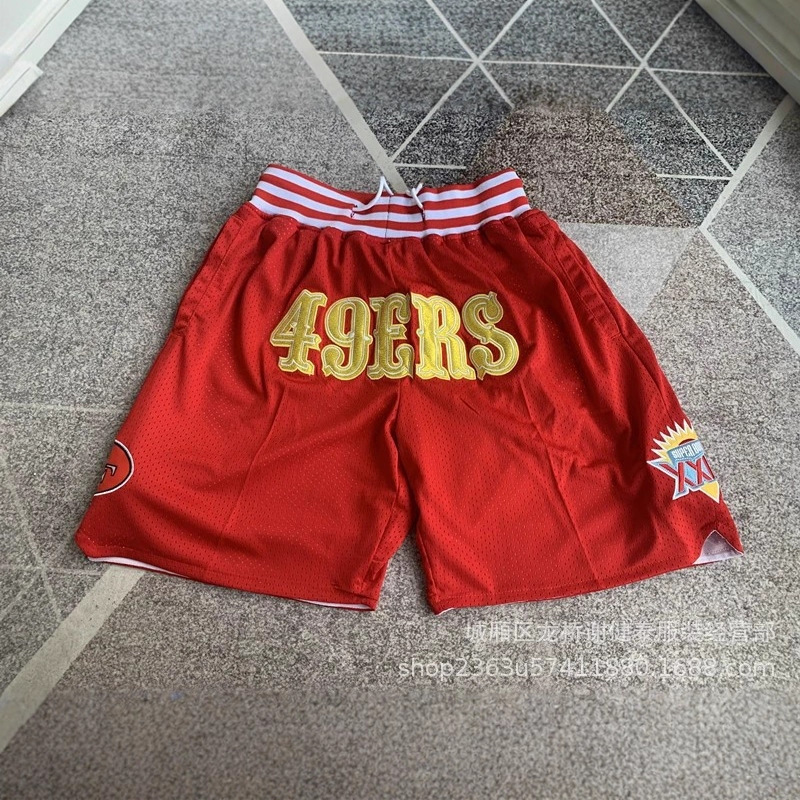 Cross-Border Foreign Trade Basketball Shorts Wholesale Warriors Lakers 76Ers Heat Raptors Magic Pocket 3D Printed Basketball Shorts