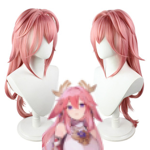 The original cos god wig rice wife city simulation scalp high temperature silk anti-warping cartoon in stock anime wig eight-fold god son