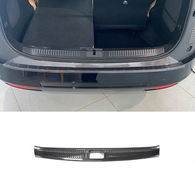 Trunk Rear Guard Plate, Tailgate Protective – Dekorativ pedal başlıqları - 1-piece-of-inner-guard-plate-abs-carbon-fiber-texture-applicable-to-2026-xpeng-gx