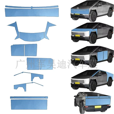 Apple Green for Tesla — Tesla Car paint protective film
