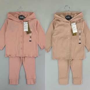 ��һ��������Kiabi ŮͯëȦ���b2026����girl 2pcs set hanger