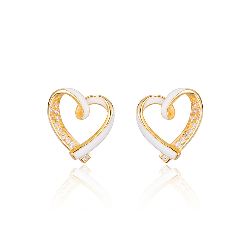 Precioso aceite de gota pendientes para las mujeres 925 plata esterlina 2023 nuevo estilo francés Luz de lujo de alto grado pendientes temperamento nicho pendientes